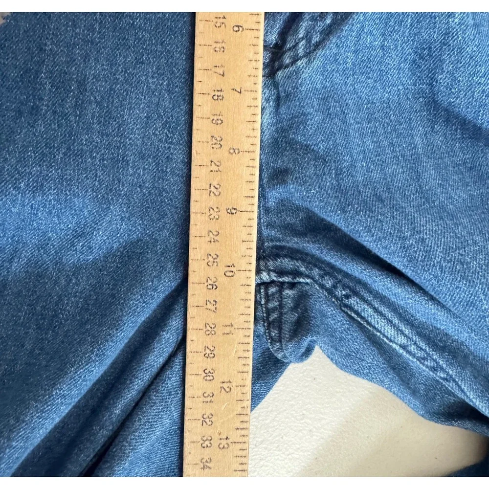 Tommy Hilfiger High‎ Rise Pleated Straight Leg jeans Y2K 90s retro sz 2